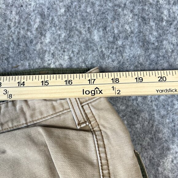 Polo Jeans Co Ralph Lauren Freighter Pants 34x32 Tan Cargo Utility Workwear USA - Picture 7 of 16